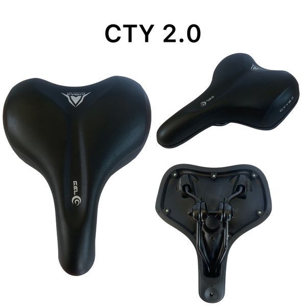 Сідло Druck CTY 2.0 Gel (20,5 х 25 cm) з замком WITTKOP 960480200 фото